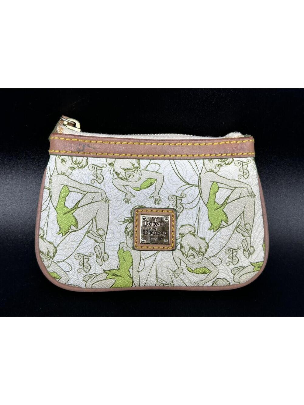 Tinkerbell Dooney & Bourke Wristlet No Strap Disney Parks Peter Pan